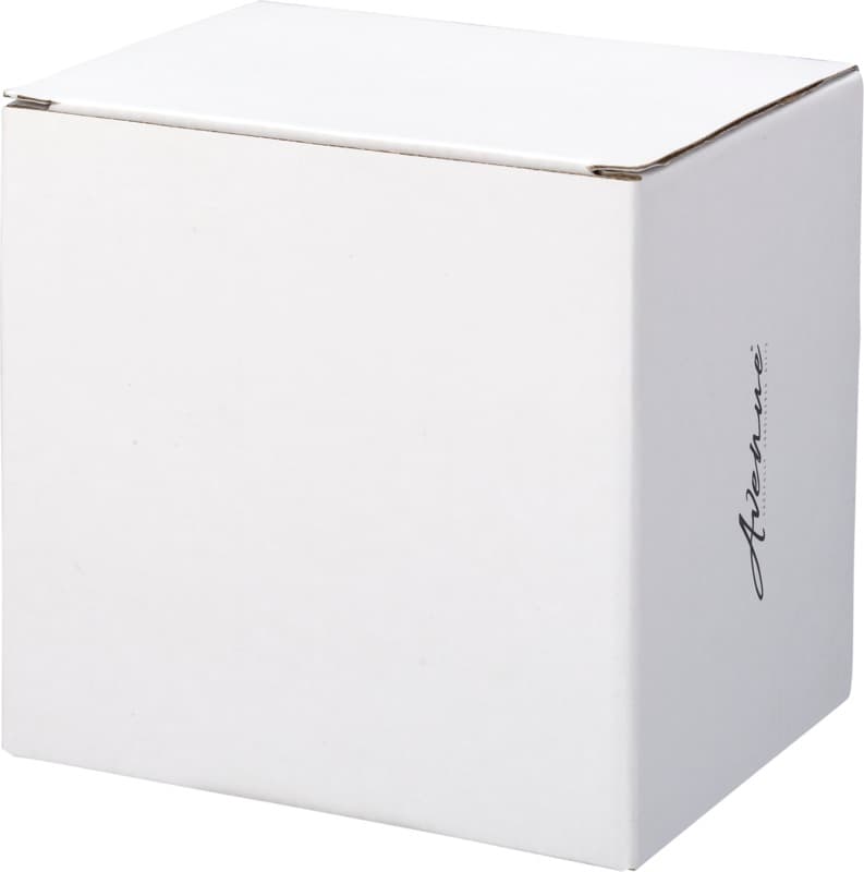 Hearth 400 ml ceramic mug with wooden coaster 15