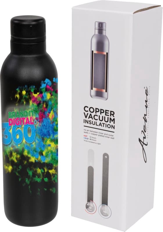 Odin 510 ml copper vacuum insulated water bottle 8
