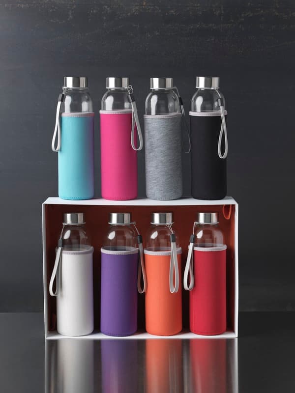 Bodhi 500 ml glass water bottle 26