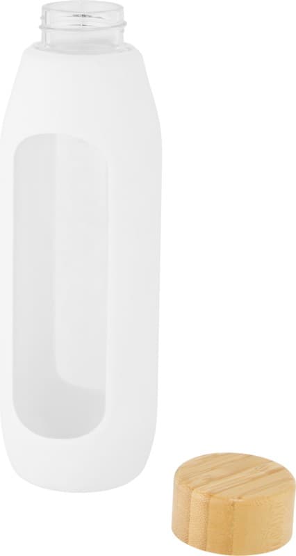 Tidan 600 ml borosilicate glass bottle with silicone grip 3