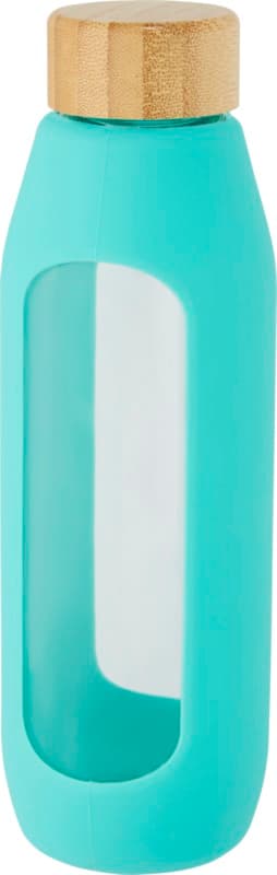Tidan 600 ml borosilicate glass bottle with silicone grip 11
