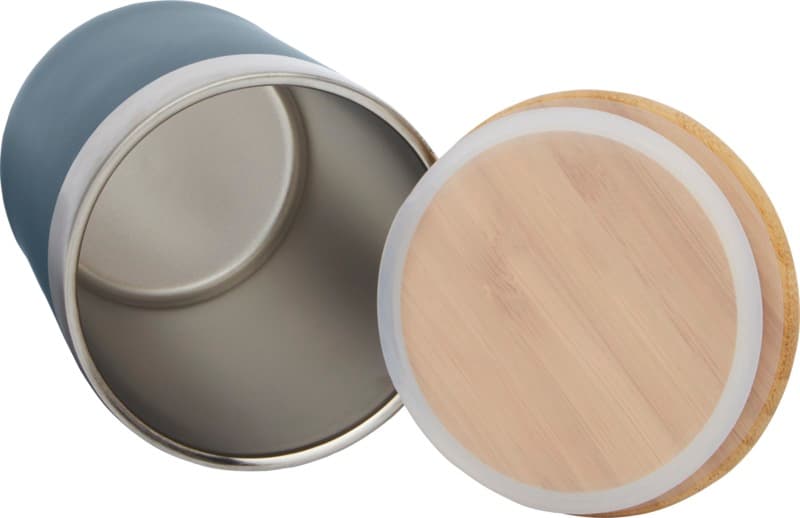 Lagan 330 ml copper vacuum insulated stainless steel tumbler with bamboo lid 34