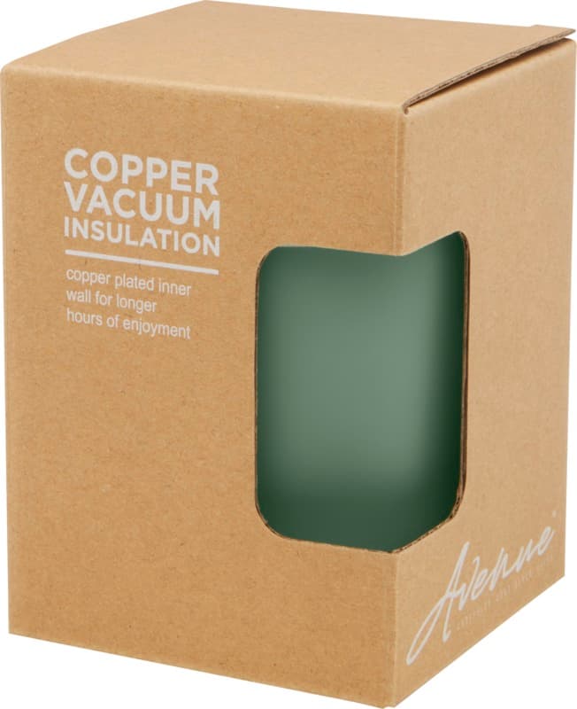 Lagan 330 ml copper vacuum insulated stainless steel tumbler with bamboo lid 27