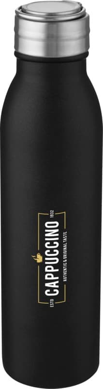 Harper 700 ml stainless steel water bottle with metal loop 6