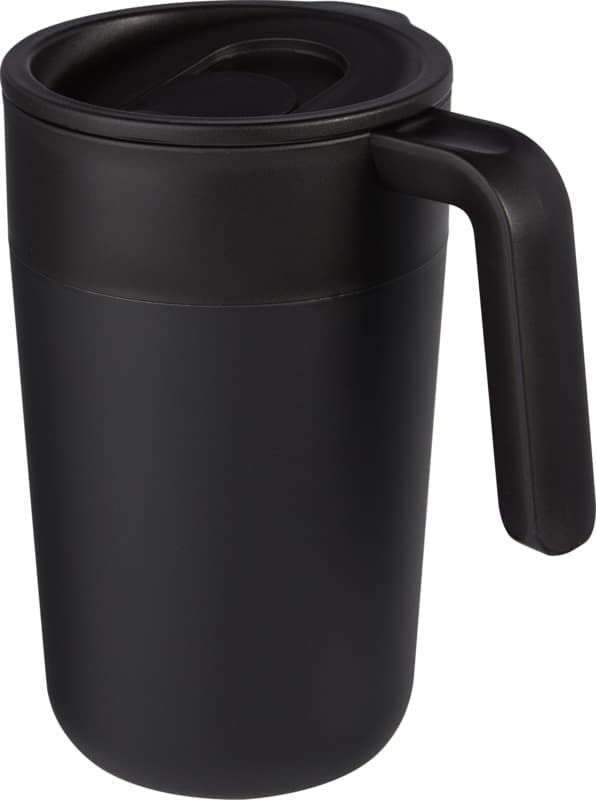 Nordia 400 ml double-wall recycled mug 25