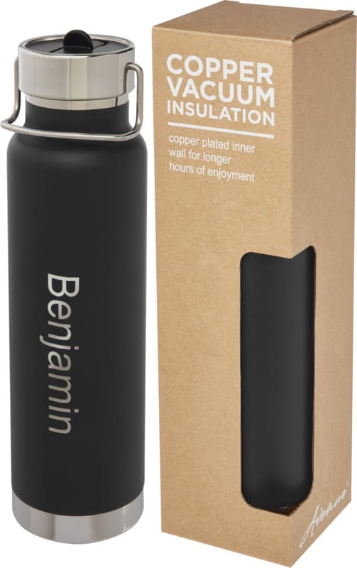 Thor 750 ml copper vacuum insulated sport bottle 30