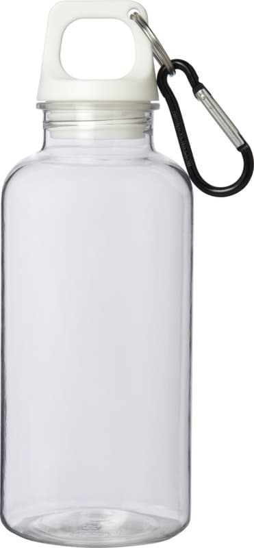Oregon 400 ml RCS certified recycled plastic water bottle with carabiner 2