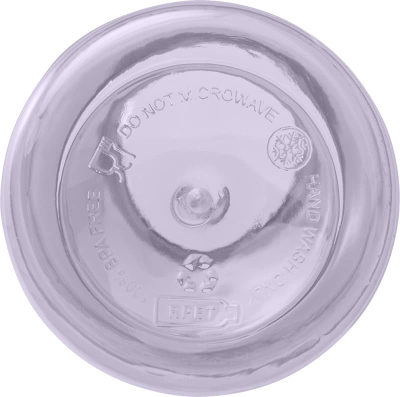 Oregon 400 ml RCS certified recycled plastic water bottle with carabiner 49