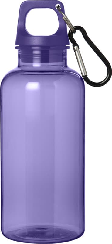 Oregon 400 ml RCS certified recycled plastic water bottle with carabiner 63