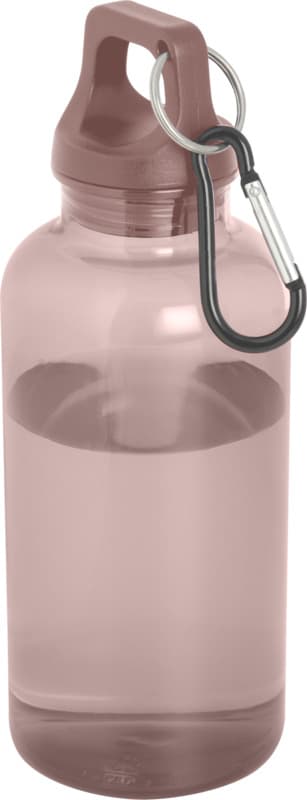 Oregon 400 ml RCS certified recycled plastic water bottle with carabiner 37