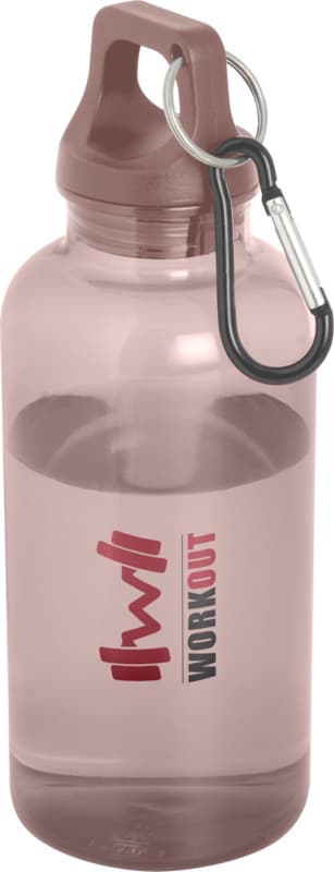 Oregon 400 ml RCS certified recycled plastic water bottle with carabiner 41