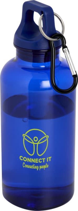 Oregon 400 ml RCS certified recycled plastic water bottle with carabiner 18