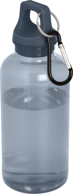 Oregon 400 ml RCS certified recycled plastic water bottle with carabiner 57