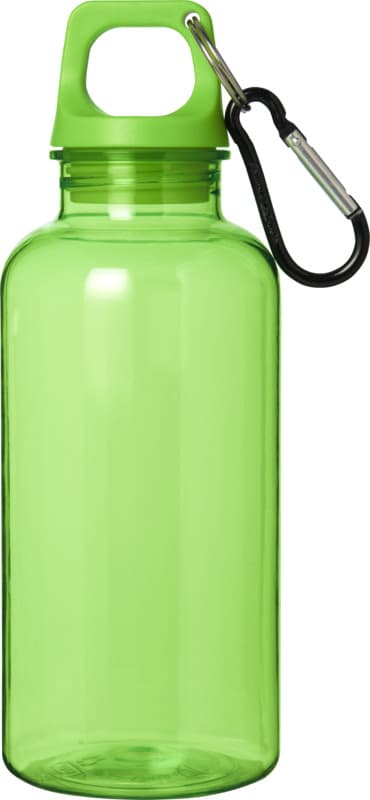 Oregon 400 ml RCS certified recycled plastic water bottle with carabiner 32