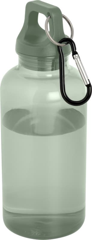 Oregon 400 ml RCS certified recycled plastic water bottle with carabiner 42