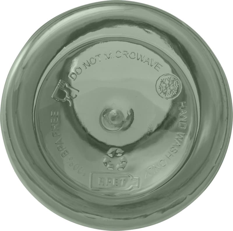 Oregon 400 ml RCS certified recycled plastic water bottle with carabiner 44