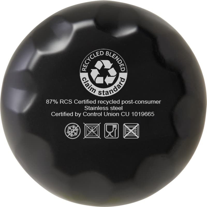 Cove 500 ml RCS certified recycled stainless steel vacuum insulated bottle  10