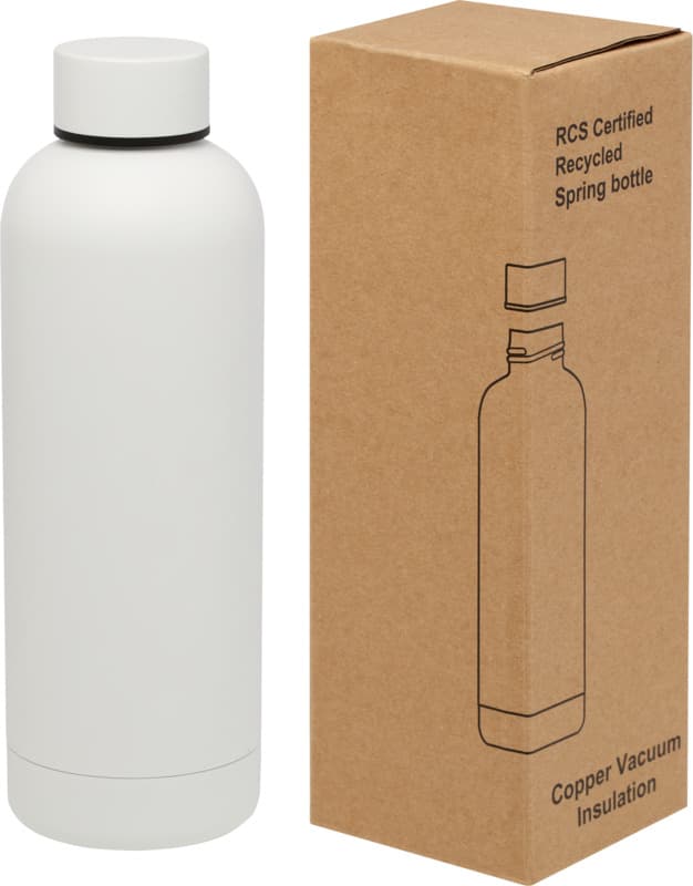 Spring 500 ml RCS certified recycled stainless steel copper vacuum insulated bottle 9