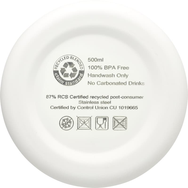 Spring 500 ml RCS certified recycled stainless steel copper vacuum insulated bottle 13