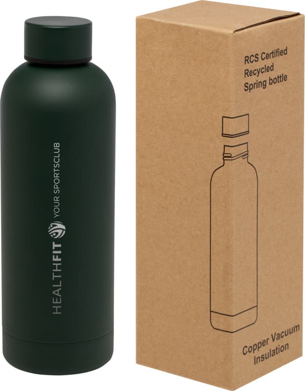 Spring 500 ml RCS certified recycled stainless steel copper vacuum insulated bottle 32