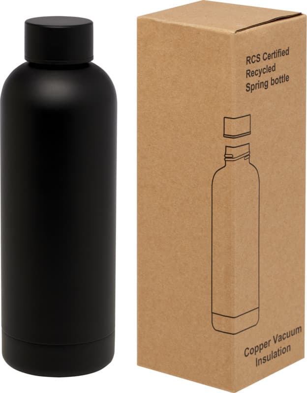 Spring 500 ml RCS certified recycled stainless steel copper vacuum insulated bottle 1