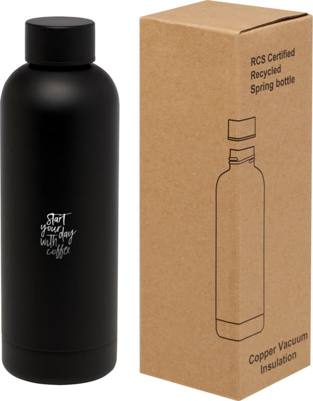 Spring 500 ml RCS certified recycled stainless steel copper vacuum insulated bottle 8