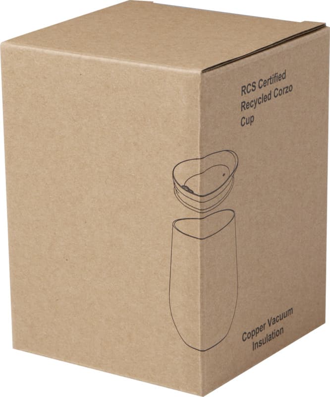 Corzo 350 ml RCS certified recycled stainless steel copper vacuum insulated cup 17