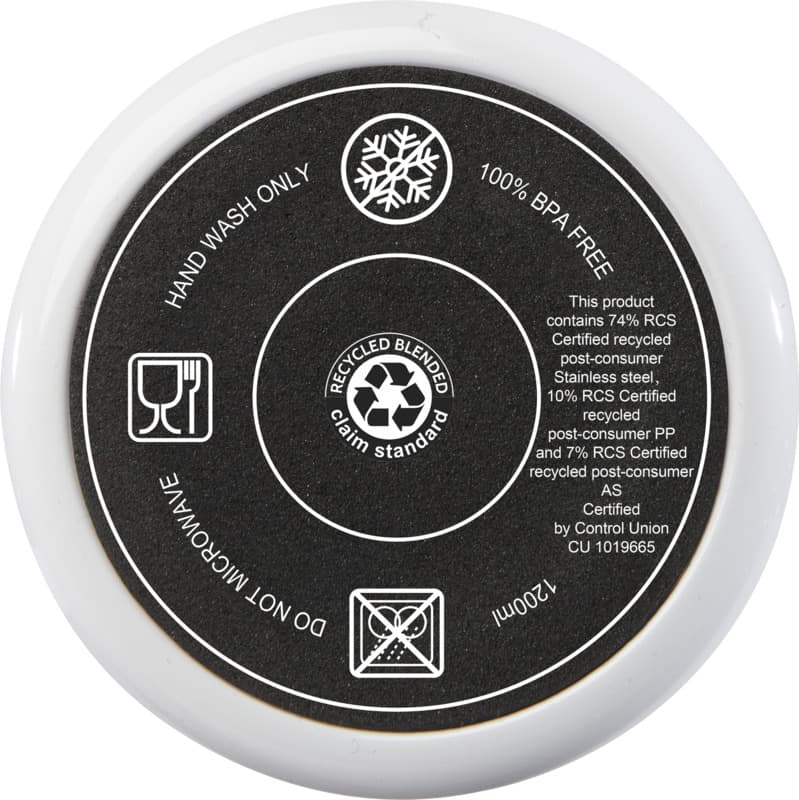 Melbourne 1200 ml RCS certified insulated tumbler with straw 21