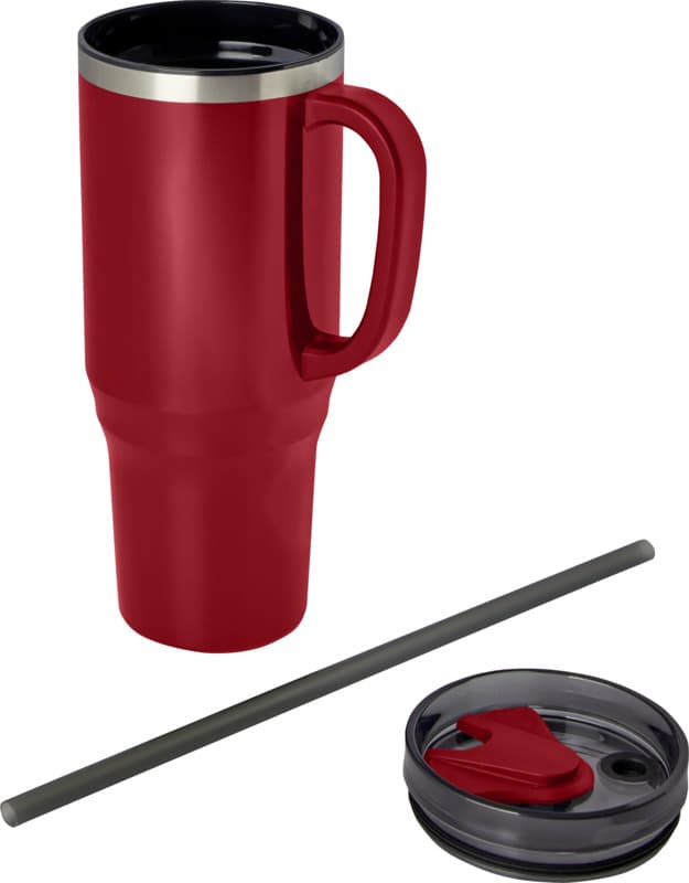 Melbourne 1200 ml RCS certified insulated tumbler with straw 36