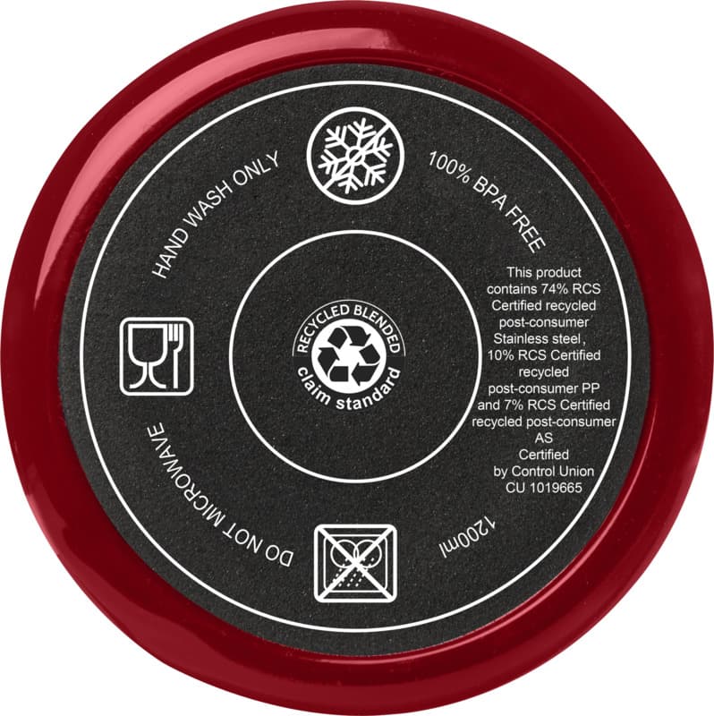 Melbourne 1200 ml RCS certified insulated tumbler with straw 37