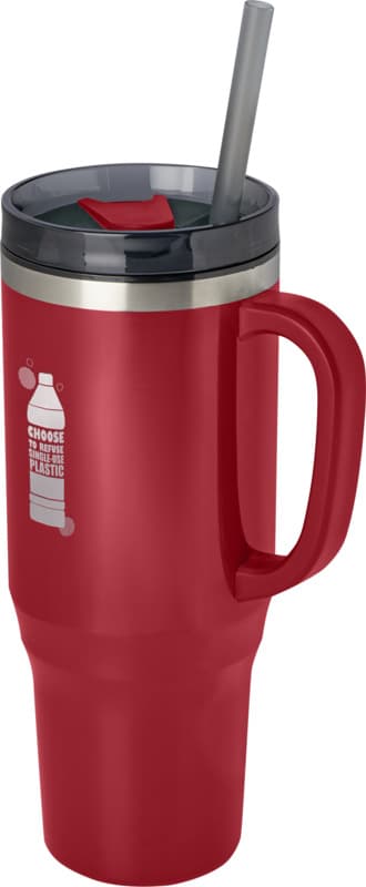 Melbourne 1200 ml RCS certified insulated tumbler with straw 41