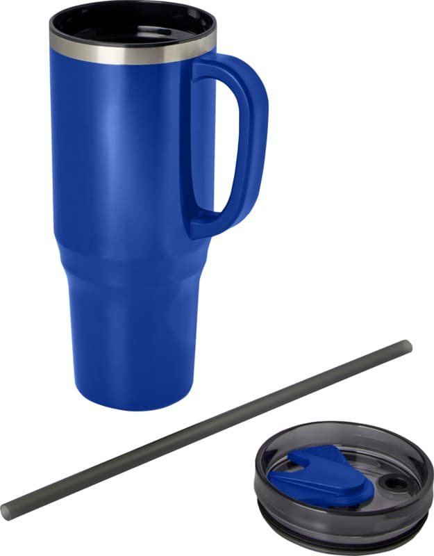 Melbourne 1200 ml RCS certified insulated tumbler with straw 44