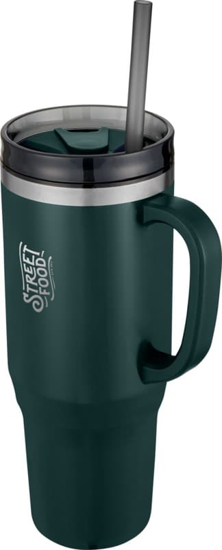 Melbourne 1200 ml RCS certified insulated tumbler with straw 9