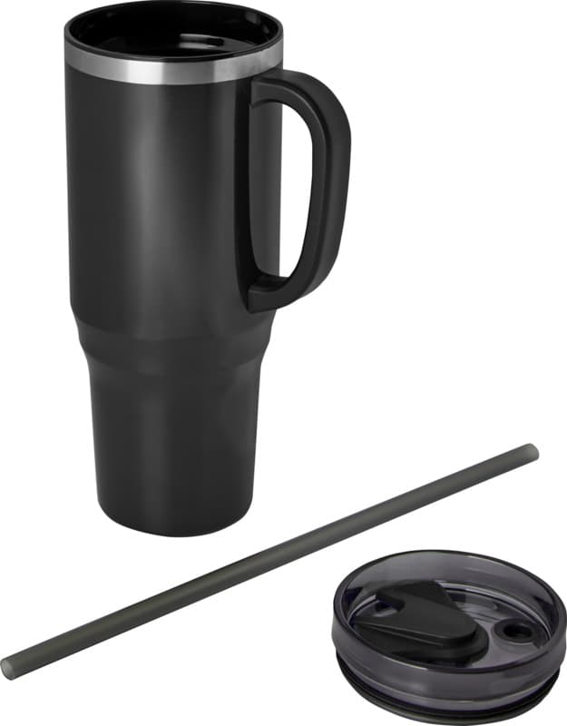 Melbourne 1200 ml RCS certified insulated tumbler with straw 12