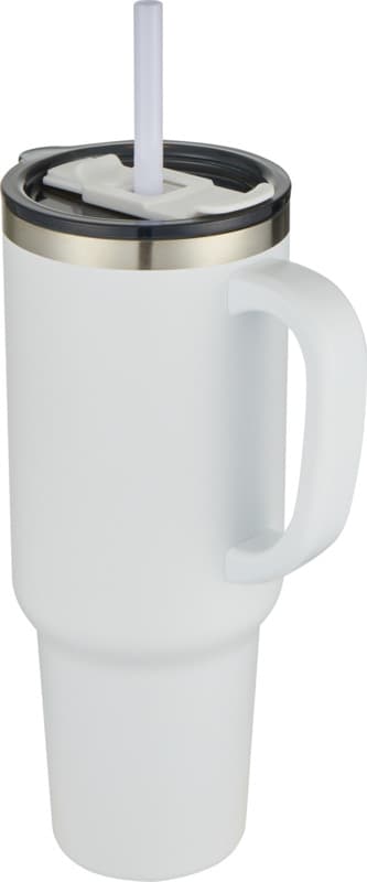 Sydney 1200 ml double wall RCS certified copper vacuum insulated tumbler with straw 9