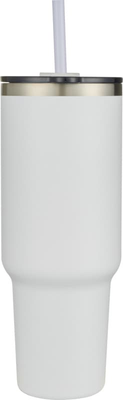 Sydney 1200 ml double wall RCS certified copper vacuum insulated tumbler with straw 10