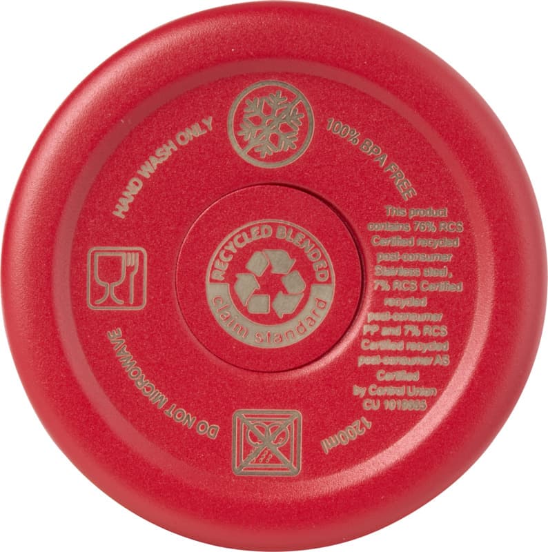 Sydney 1200 ml double wall RCS certified copper vacuum insulated tumbler with straw 44