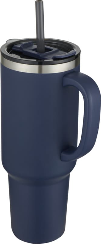 Sydney 1200 ml double wall RCS certified copper vacuum insulated tumbler with straw 33