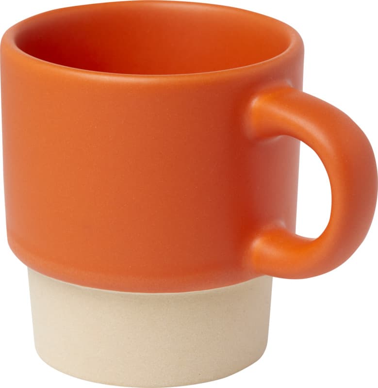 Olympia 130 ml stackable expresso cup with clay bottom 6