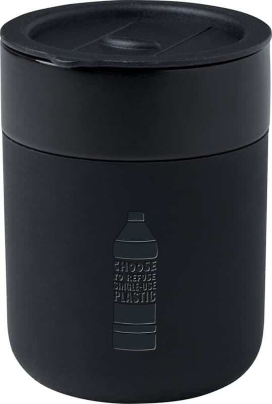 Java 330 ml ceramic tumbler with silicone wrap and plastic lid 7