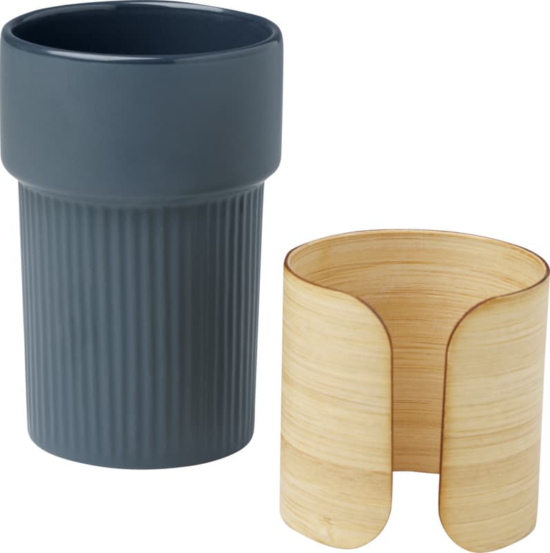 Fika 340 ml tumbler with bamboo sleeve 13