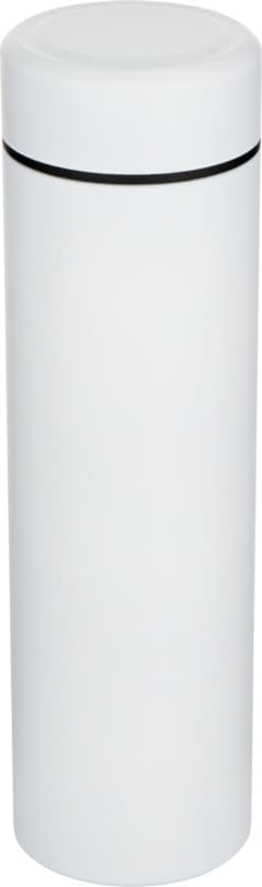 Taylor 450 ml double wall stainless steel flask with tea strainer 11