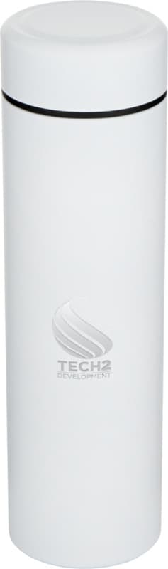 Taylor 450 ml double wall stainless steel flask with tea strainer 15