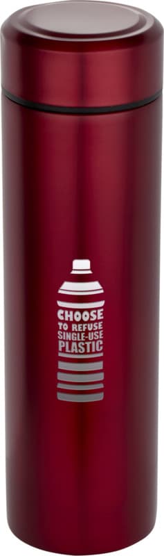 Taylor 450 ml double wall stainless steel flask with tea strainer 5