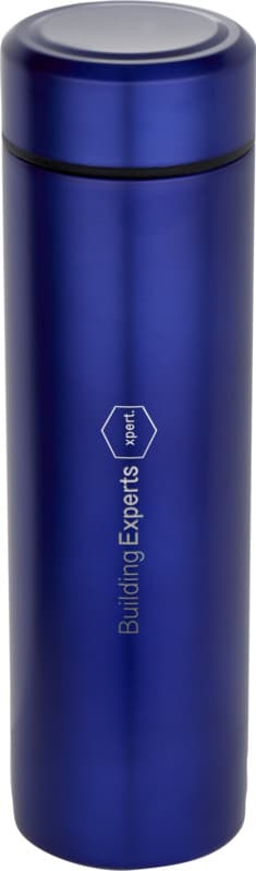 Taylor 450 ml double wall stainless steel flask with tea strainer 10