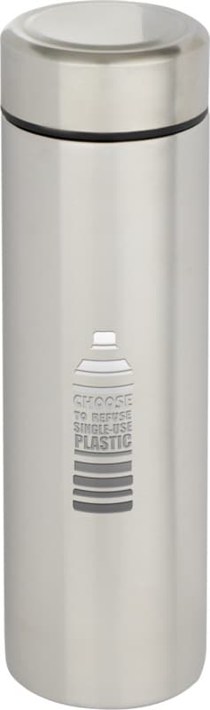 Taylor 450 ml double wall stainless steel flask with tea strainer 20