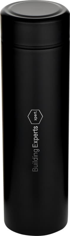 Taylor 450 ml double wall stainless steel flask with tea strainer 25