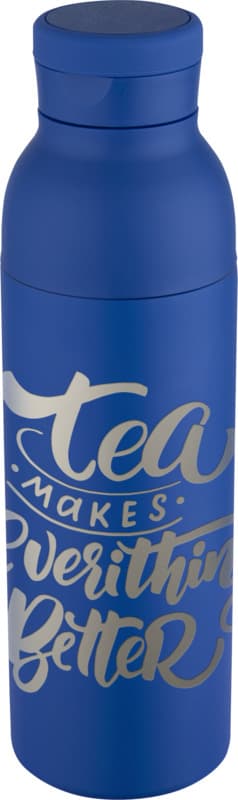 Illuminate 650 ml RCS recycled stainlesss steel double wall insulated water bottle 21