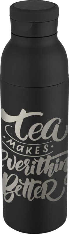 Illuminate 650 ml RCS recycled stainlesss steel double wall insulated water bottle 42