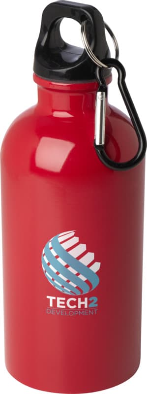 Oregon 400 ml RCS certified single wall stainless steel water bottle with carabiner 25